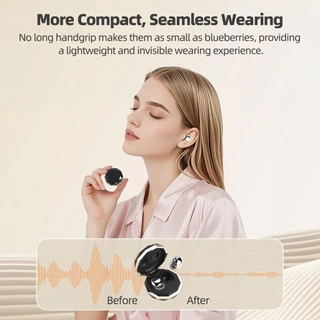 GOOJODOQ J231 หูฟังไร้สาย หูฟัง Bluetooth 5.3 หูฟังสำหรับการนอน การลดเสียงรบกวน หูฟังบลูทูธ