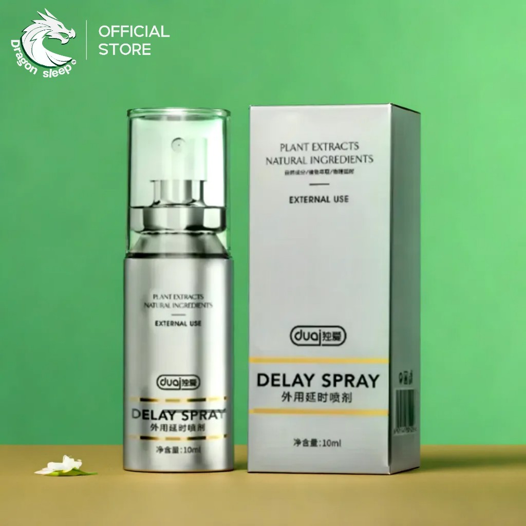 Duai สเปรย์เสริมสุขภาพชาย รุ่นทอง-เงิน อึด ขนาดพกพา 10 ml