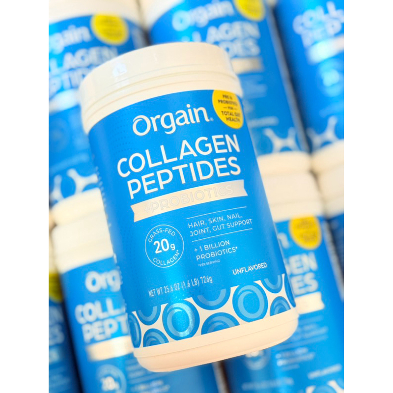 🫙(EXP.01/2027) Orgain Collagen Peptides + Probiotics (Unflavored)