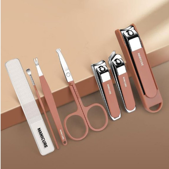 ชุดกรรไกรตัดเล็บ พรีเมียม 7ชิ้น/กล่อง อุปกรณ์ทำเล็บ ตกแต่งเล็บ - รูปที่ 3
