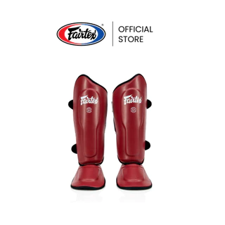 Fairtex สนับแข้ง SP9 สนับแข้งมวยไทยหนังสังเคราะห์ ปรับกระชับได้ ปกป้องดี เคลื่อนไหวอิสระ ใส่สบาย | Shin Pads Muay Thai