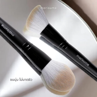 Marisume แปรงแต่งหน้า 15 ชิ้น พร้อมกล่องเก็บ + แปรงคอนทัวร์จมูกขนม้าแท้ | Premium Brush Set