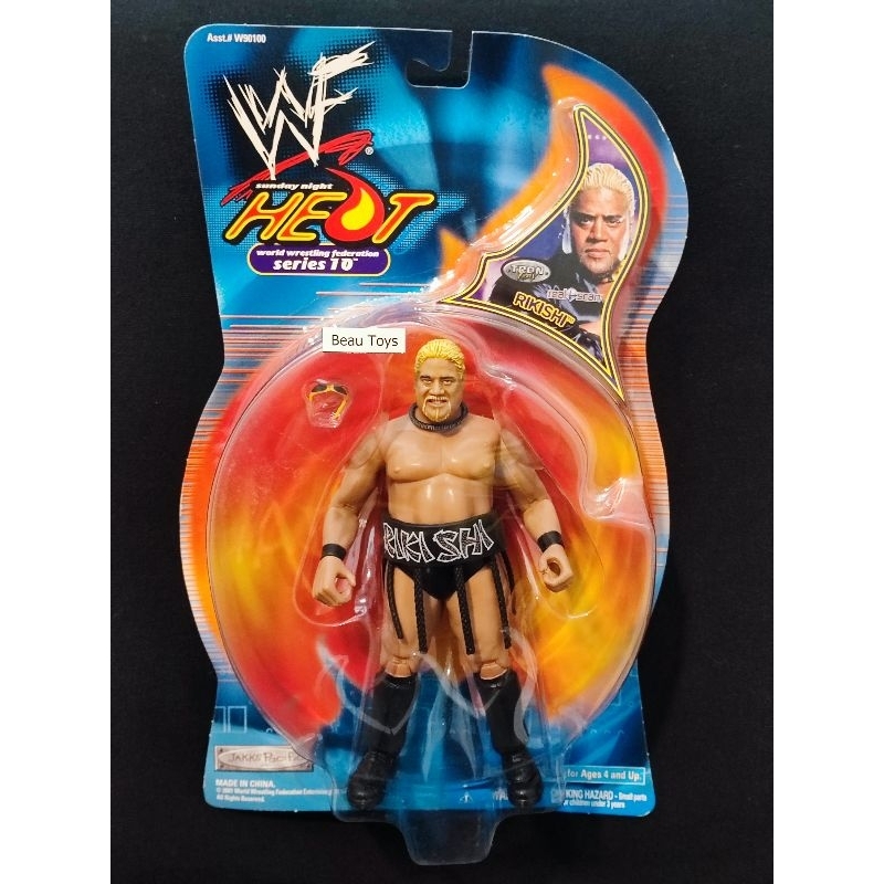 (ของแท้💯)WWF Sunday Night Heat "RIKISHI" (มือ1)🔴⚪