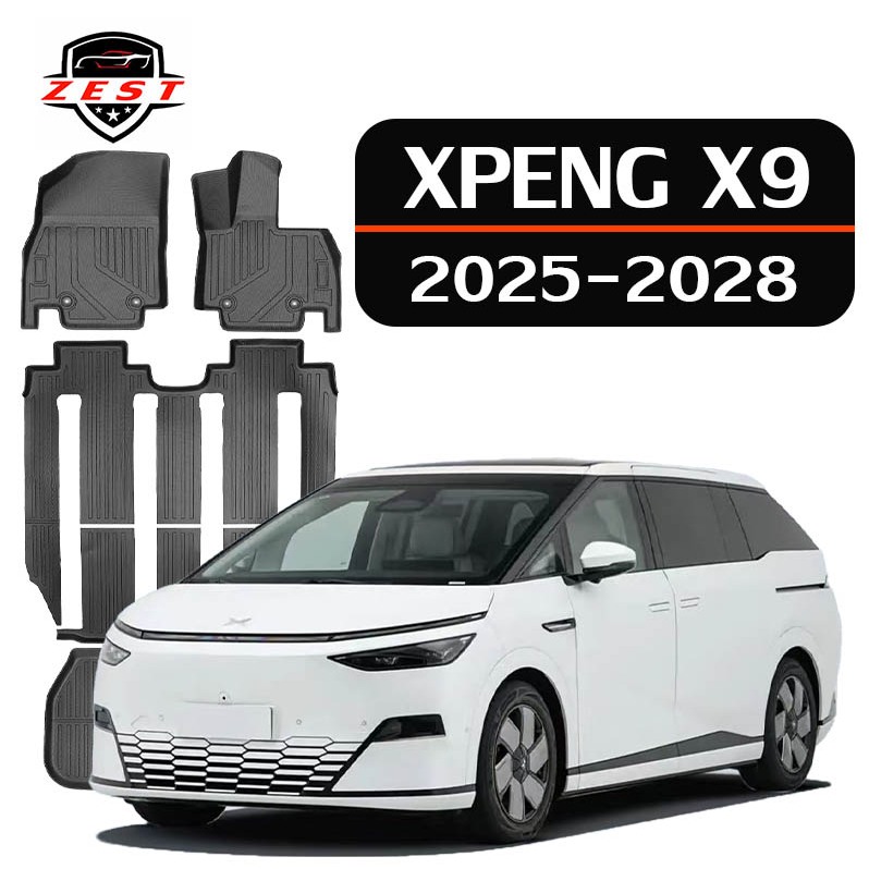 【ส่งสินค้าทันที】พรมปูพื้นรถยนต์ XPENG X9 [2025-ปัจจุบัน] พรมรถยนต์ พรม คุณภาพสูง ราคาประหยัด ขายตรงจ
