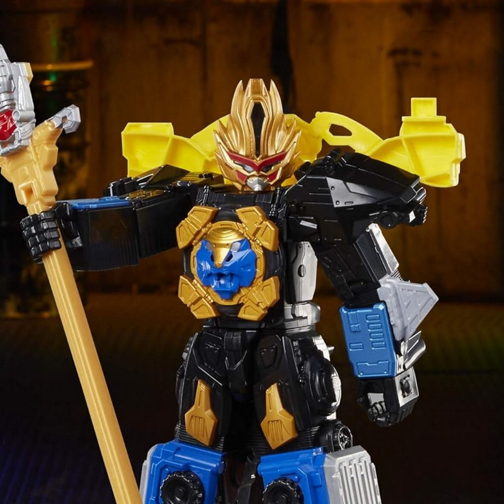 (ตัวใหญ่) Hasbro 2019 Power Rangers Beast Morphers Beast-X King Ultrazord 12.5-inch Action Figure