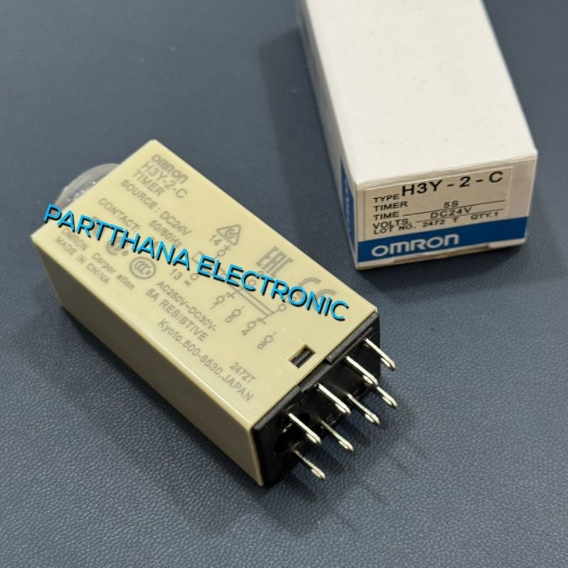 H3Y-2-C 5SEC 24VDC สินค้าพร้อมส่งในไทย🇹🇭🇹🇭