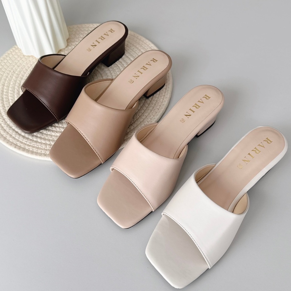 ✅ ส่งจากกรุงเทพ [ Sugar ] 36 - 41 รองเท้าส้นสูง 1.5 นิ้ว **เท้าอวบ/เท้ากว้าง บวกเพิ่ม**