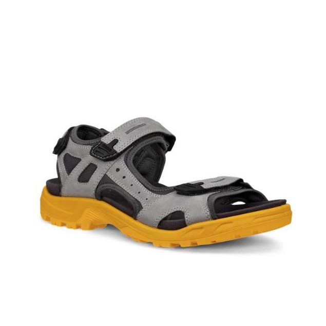 ECCO รองเท้าแตะรัดส้นผู้ชาย รุ่น OFFROAD สีเทา