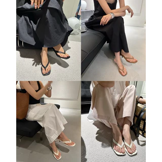 [นต.พร้อมส่ง/ พรีออเดอร์] WEAR.SOUL #S629-MONO Kitten Heel **ไซส์ค่อนไปทางใหญ่ไม่ต้องเผื่อ** รองเท้าส้นสูง รองเท้าหูคีบ