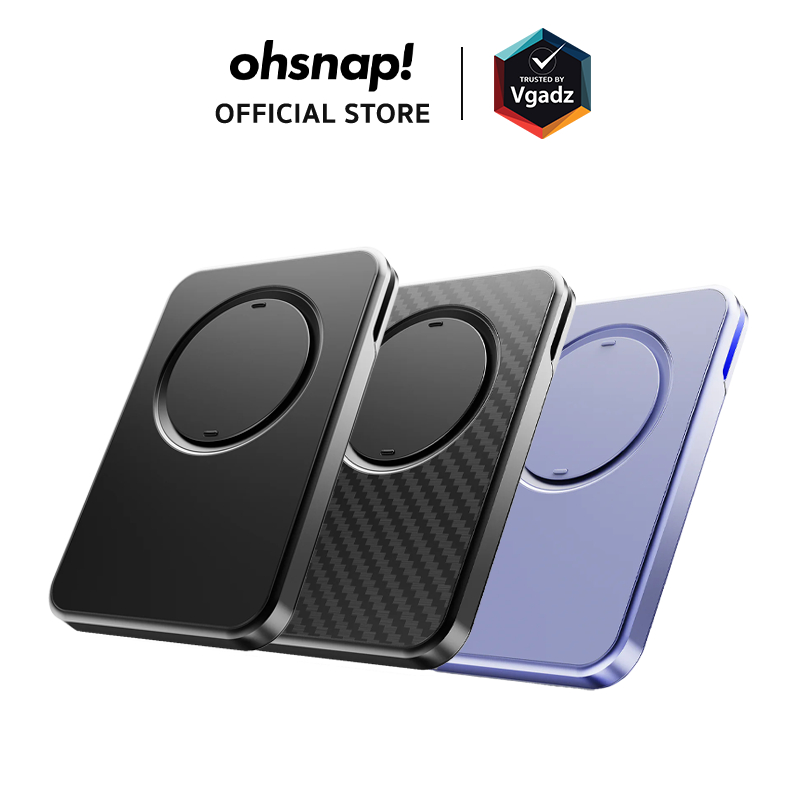 ohsnap! - ที่เก็บบัตรติดหลังมือถือ รุ่น Snap Grip Wallet