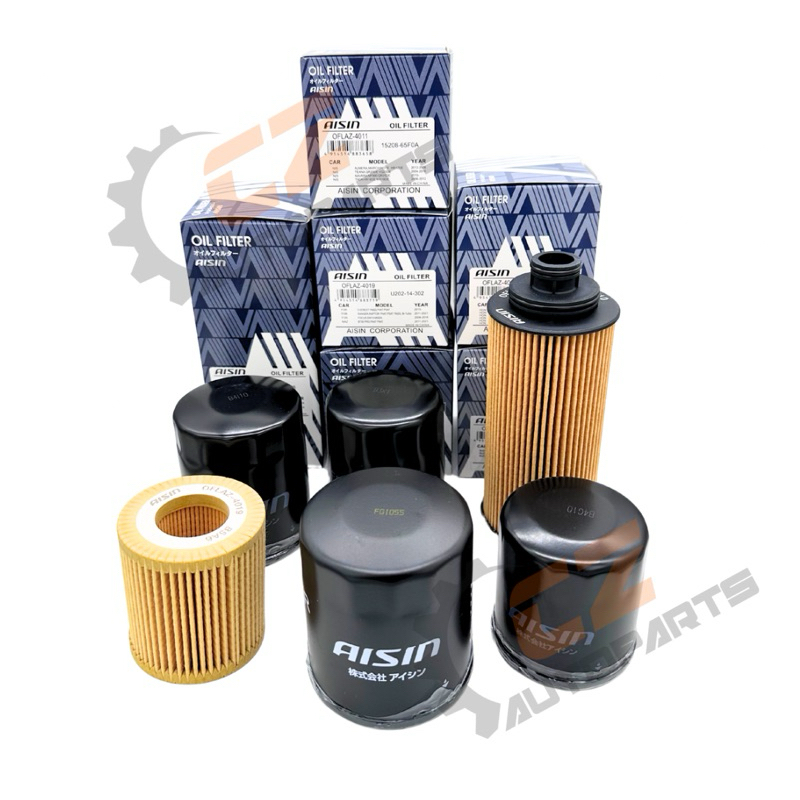 กรองน้ำมันเครื่อง AISIN รวมทุกรุ่น Colorado Ranger VIGO Dmax Honda Mazda ALTIS VIOS และ รุ่นอื่นๆ