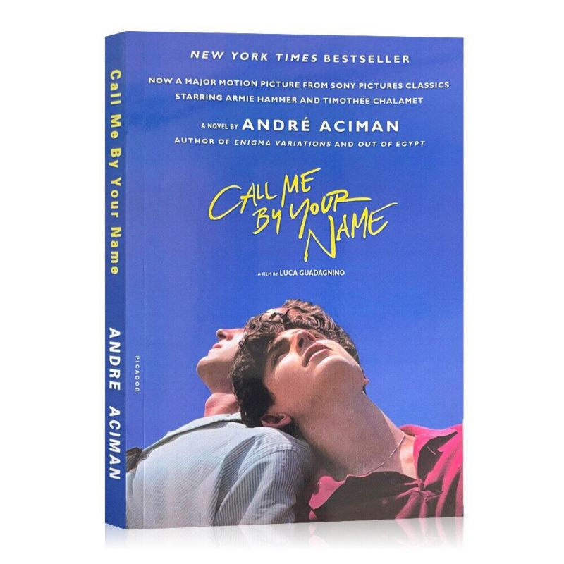 หนังสือนวนิยาย call me by your name ภาษาอังกฤษ มีรอยขีดเขียนเล็กน้อย