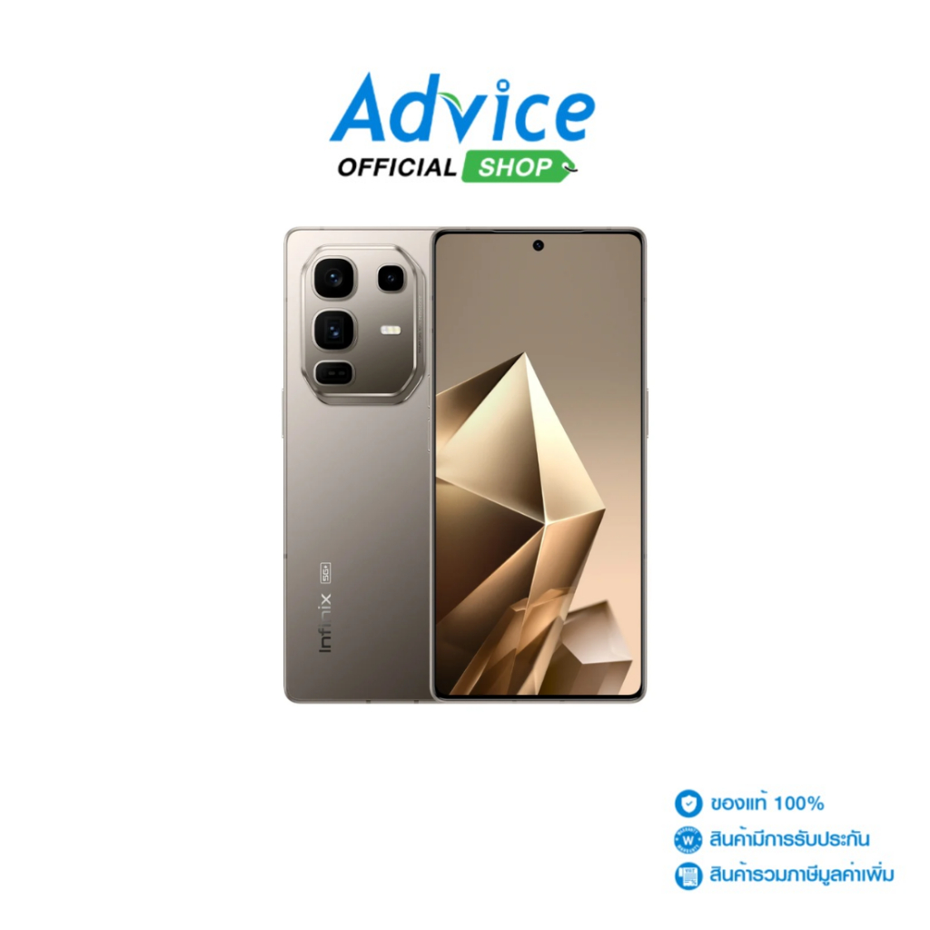INFINIX Note  50 PRO+ 5G (12+256GB) Titanium Gray - A0168467