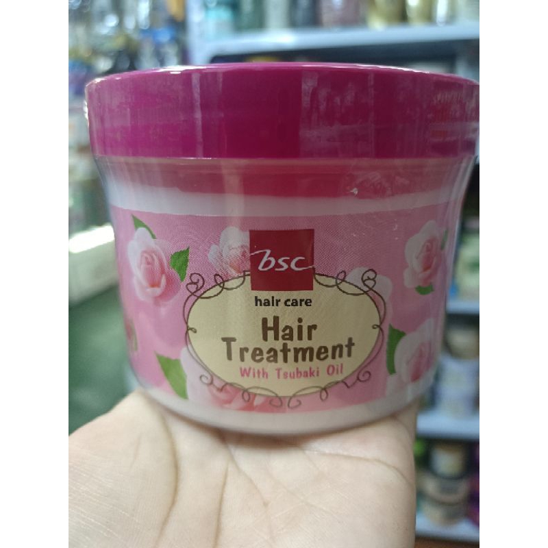 BSC GLOSSY HAIR TREATMENT WAXสูตรเข้มข้นเหมาะสำหรับผมที่แห้งเสียมาก400กรัม