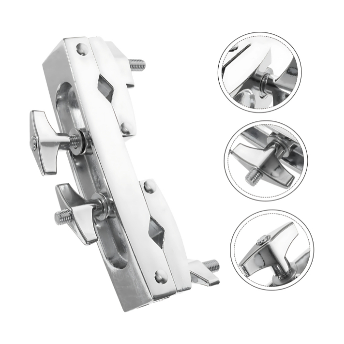 แคลมป์หนีบกลองแจ๊ส แคลมป์ต่อขาฉาบ แคลมป์จับฉาบ วัสดุแข็งแรงทนทาน น้ำหนักดี