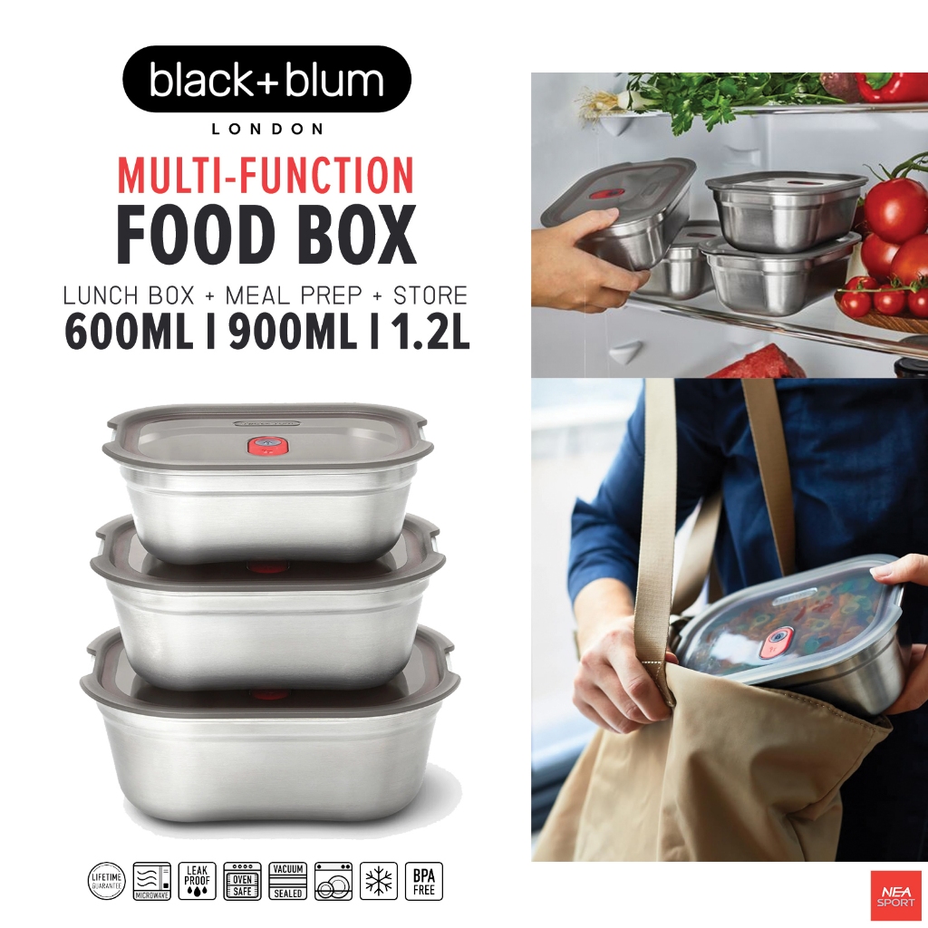 BLACK + BLUM Multi-Function Food Box กล่องใส่อาหาร สเตลเลส
