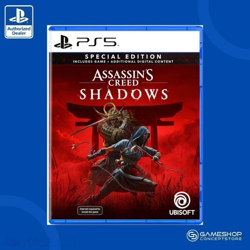 [พร้อมส่ง] PlayStation : PS5 : Assassin's Creed Shadows Special Edition (Z3/Asia) *ไม่มีของแถมแล้ว