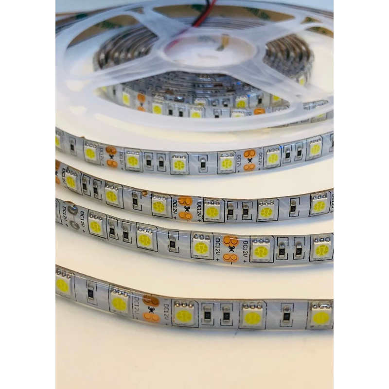 แพ็ค1ม้วน ไฟเส้นLED5050’5เมตร 12v/24v