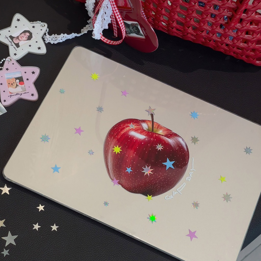 Shesell พร้อมส่ง✨เคส macbook (Crystal)Star Apple M4 A3240 Air13/Air15/Pro13 เคสสำหรับแมคบุ๊คใส Pro14