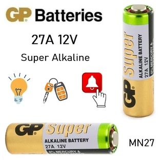 𝗚𝗣 𝟮𝟯𝗔 / 𝟮𝟳𝗔 ถ่านรีโมท ถ่านอัลคาไลน์ แผง 5 เม็ด ถ่านรีโมทรถยนต์ รีโมตประตูรั้ว 𝗥𝗲𝗺𝗼𝘁𝗲 𝗕𝗮𝘁𝘁𝗲𝗿𝘆 𝟭𝟮𝗩