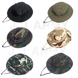 หมวกปีกกว้าง หมวกปีกใหญ่ลายทหาร