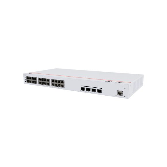 HUAWEI POE Switch 24*10/100/1000BASE-T ports(400W PoE+), 4*10GE SFP+ ports, built-in AC power รุ่น S
