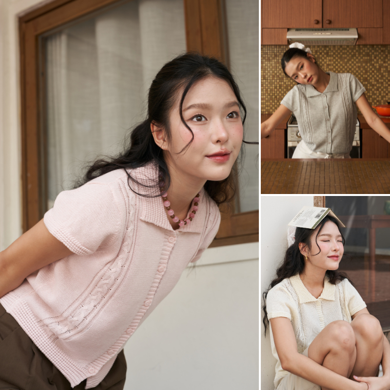 Casa knit top เสื้อไหมพรม