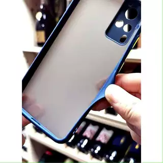 เคสขอบสีหลังแบบขุ่น ใช้สำหรับ Vivo V19 Y11 Y12 Y15 Y17 Y95 Y93 Y91I Y91C Y1S Y20 Y20S Y20I V15 Y33T เคสขอบลังด้าน