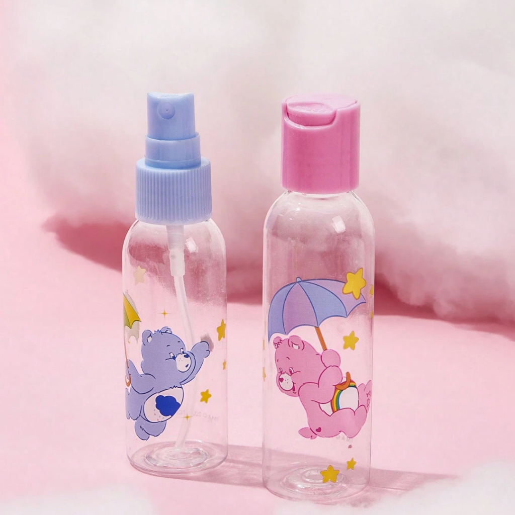 Travel bottle set - Care Bears Set 6 ชิ้น - เซ็ตขวดแบ่งของเหลวลาย Care Bears (พร้อมส่งในไทย)