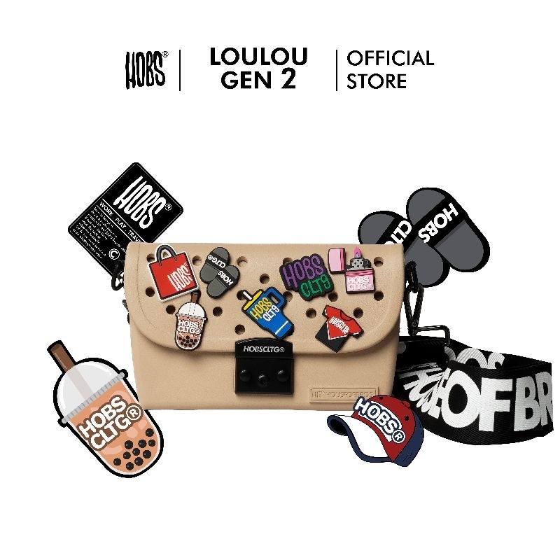 Hobs® กระเป๋าสะพายข้าง EVA | LOULOU Gen 2 | กระเป๋าจิ๊บบิท | กระเป๋ายาง
