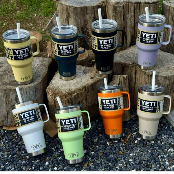 แก้ว YETI RAMBLER 35OZ TRAVEL MUG  WITH STRONGHOLD LID