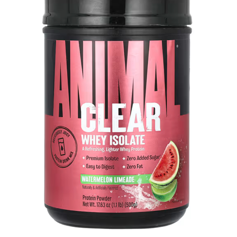 Animal, Clear Whey Isolate, Watermelon Limeade, 1.1 lb (500 g)