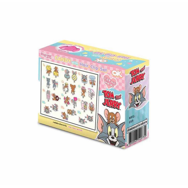ล็อตสุดท้าย!! ***เฉพาะกิ๊บติดผมทอมแอนด์เจอร์รี*** Tom and Jerry Hair Clip Set (ไม่รวมขนม) - รูปที่ 4