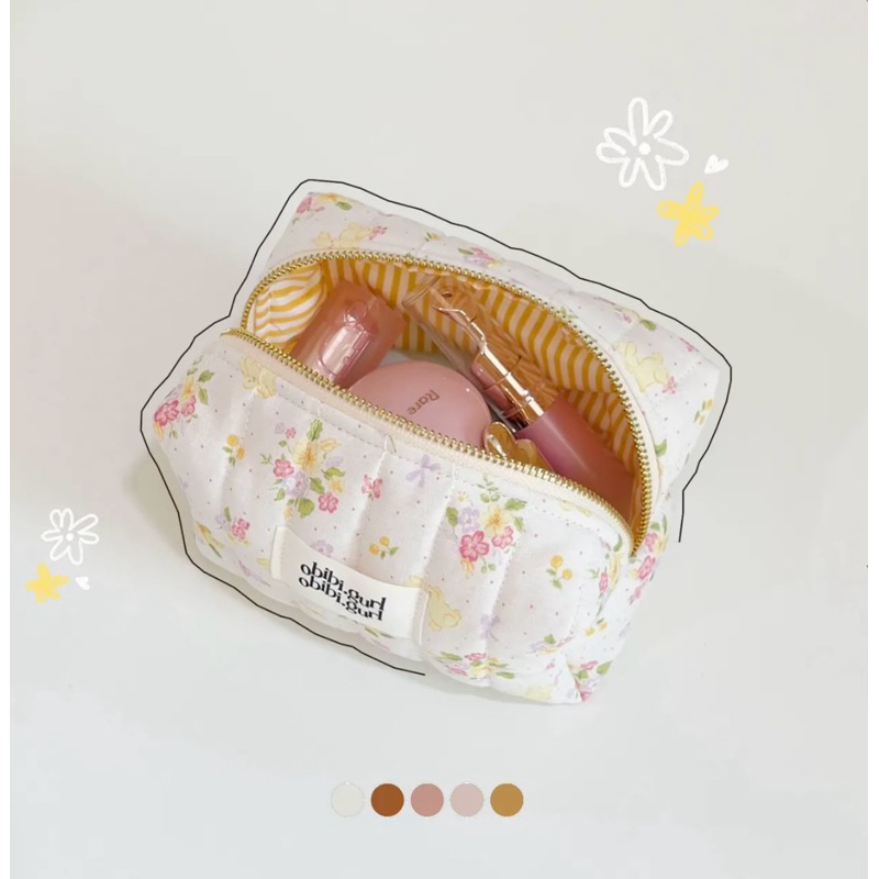 กระเป๋าใส่เครื่องสำอาง ขนาดพกพา (mini pouch bags)