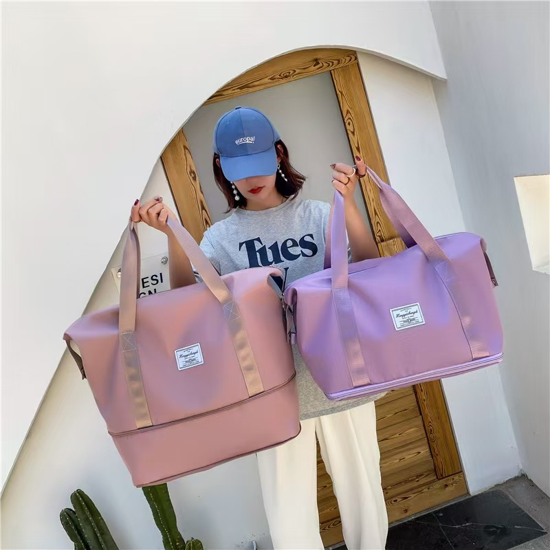 IVร ธลฐ กระเป่าใส่เสื้อผ้า กระเป้าเดินทาง ใบใหญ่ [ไ พับเก็บได้ บรรจุของได้เยอะ พร้อมเดินทาง