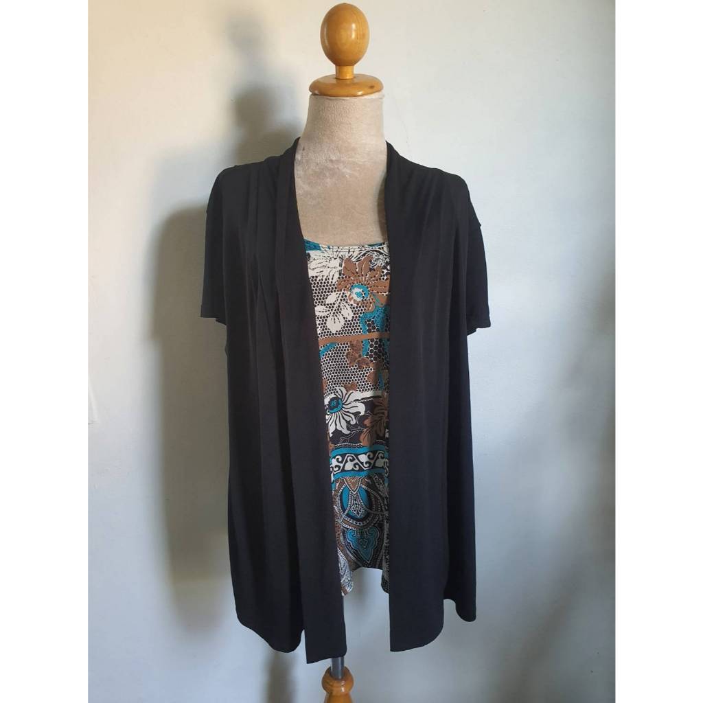 FF06204 เสื้อแฟชั่น ชุดติดกัน มือสอง อก 46-52 นิ้ว