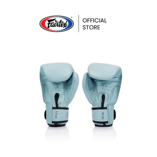 Fairtex นวมมวย BGV20 สี Light Blue นวมชกมวยหนังแท้ นุ่ม กระชับ นวมซ้อมมวยสำหรับผู้หญิง | Women Boxing Gloves Training