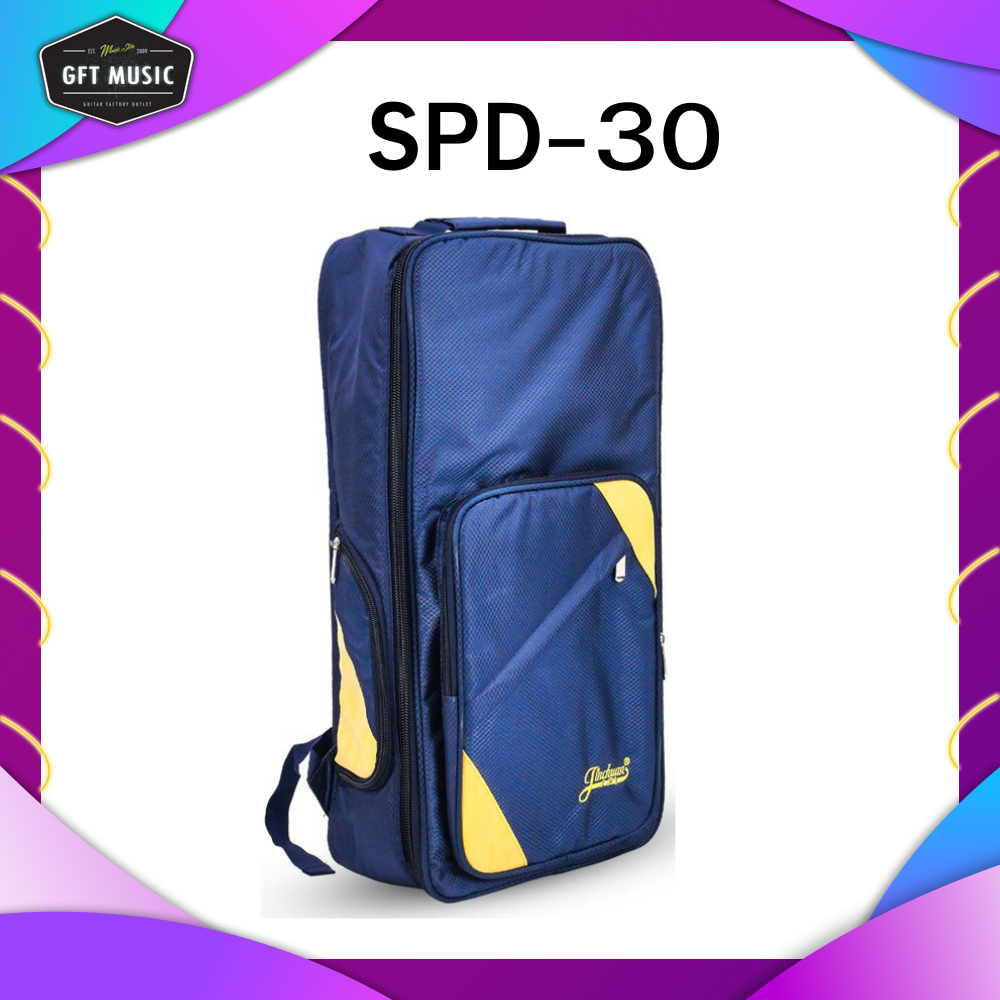 JC-2030 กระเป๋ากลองไฟฟ้า SPD-30 บุหนา 12 มิล สีกรม-เหลือง