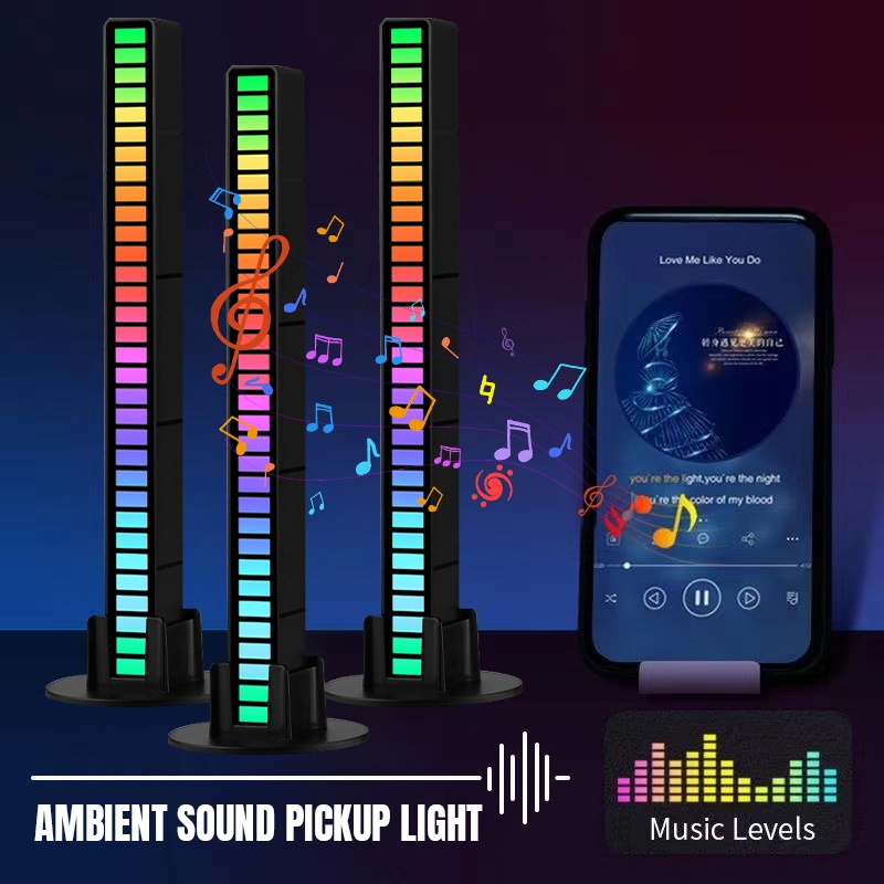 ควบคุมด้วยเสียง ไฟตามจังหวะเพลง ไฟ rgb ไฟเทคตามจังหวะเพลง ไฟปาร์ตี้ ปรับสีผ่านแอปพลิเคชัน สำหรับแต่งห้อง COD
