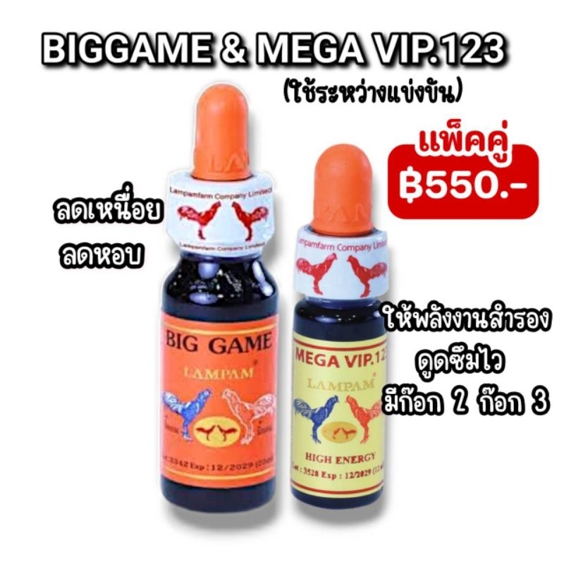 LAMPAM ลำปำ BIGGAME&MEGA VIP.123 คู่ยอมนิยม