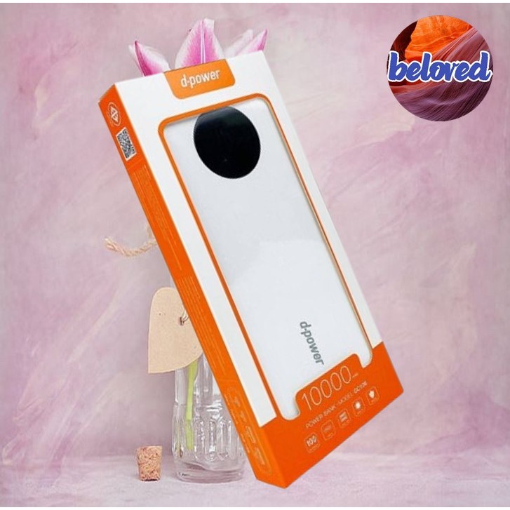 D POWER MODEL GC 106 10000 mAh แบตตารี่สำรอง ชาร์จเร็ว พร้อมจอ LED