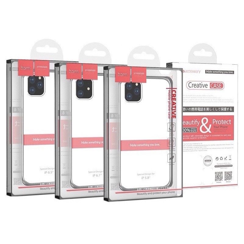 [Hoco] เคสใสแบบนิ่ม เคสใสสำหรับ ไอโฟน7 8 SE 6Plus 7Plus 8Plus X Xs Xsmax 11 11Pro 11Promax 12Promax 13Pro 13Promax