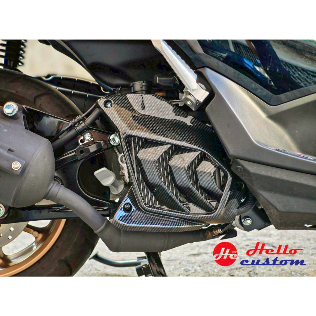 ครอบหม้อน้ำ New Nmax Turbo 2025 ลายเคฟล่า  ตะแกรงหม้อน้ำ Nmax155 * ธรรมดาใส่ไมได้ *