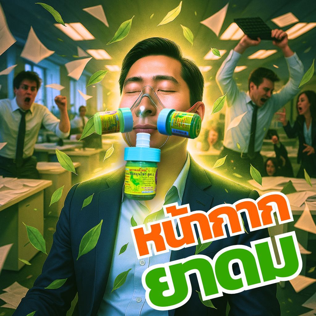หน้ากากยาดม หน้ากากหงส์ไทย สูดเต็มปอด หน้ากากสำหรับชาวออฟฟิศ | 3D print