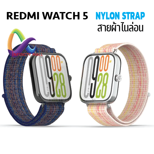 สายผ้าไนล่อน สำหรับ Redmi Watch 6 5 4 / Xiaomi smart band 10 pro / 9 pro / 8 pro Nylon loop strap