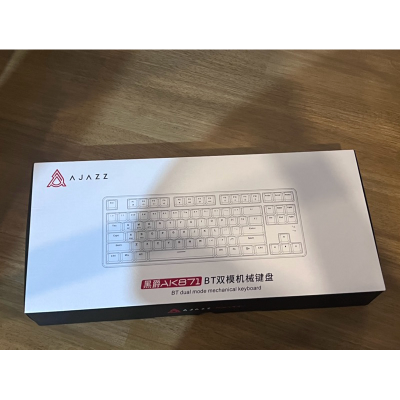 WIRELESS KEYBOARD AJAZZ AK871 (WHITE TEA) (RED SWITCH EN/TH)