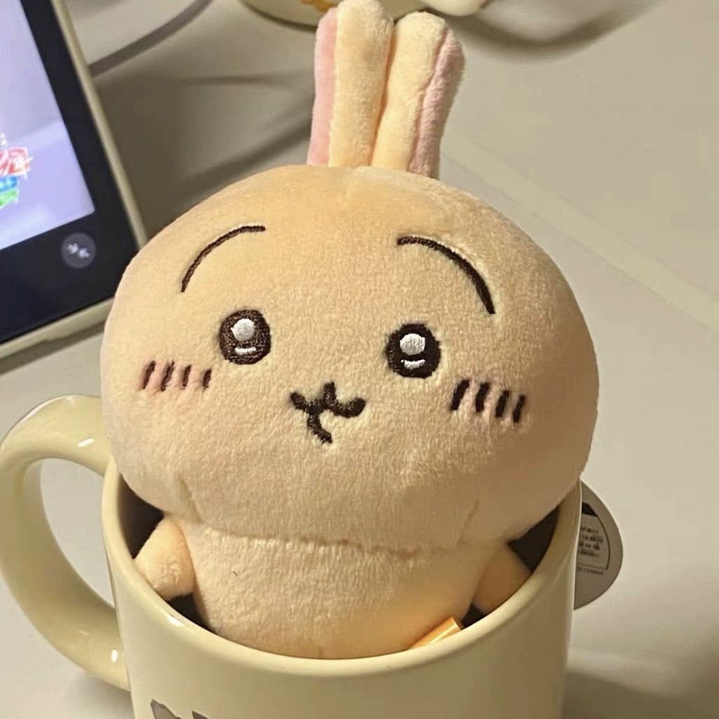 Rose Chikawa Plush Doll, จี้กระเป๋าตุ๊กตา Usaki 10 ซม., จี้อะนิเมะญี่ปุ่น Chikawa Xiaobaji