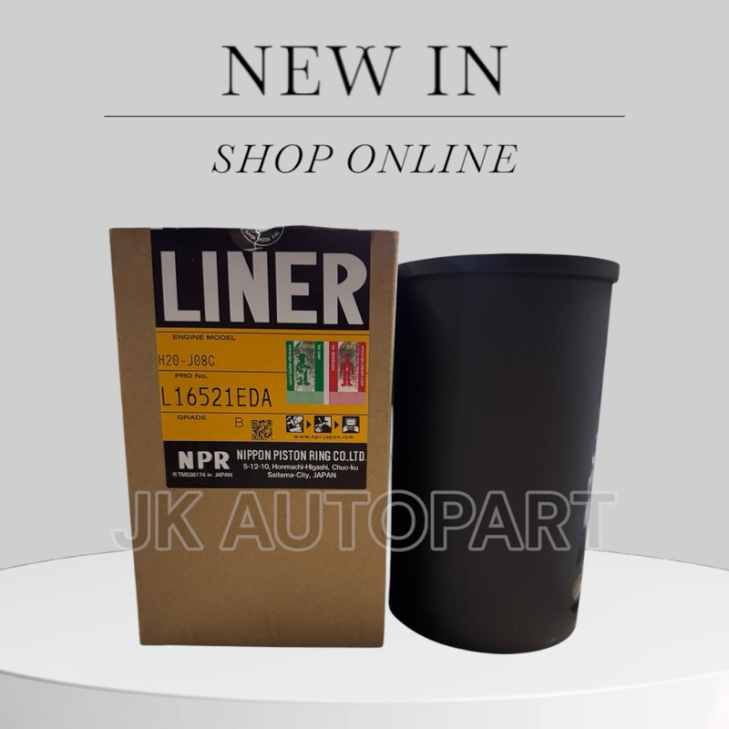 ปลอกสูบ HINO JO8C รหัส L16521EDA MARK B ยี่ห้อ NPR แท้ๆ สั่งโดยตรง/BNINKP