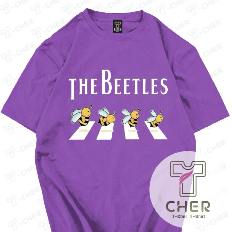 เสื้อยืดสกรีนลาย ผึ้งน้อย4ตัว มีหลายสีให้เลือก รูปที่ 6