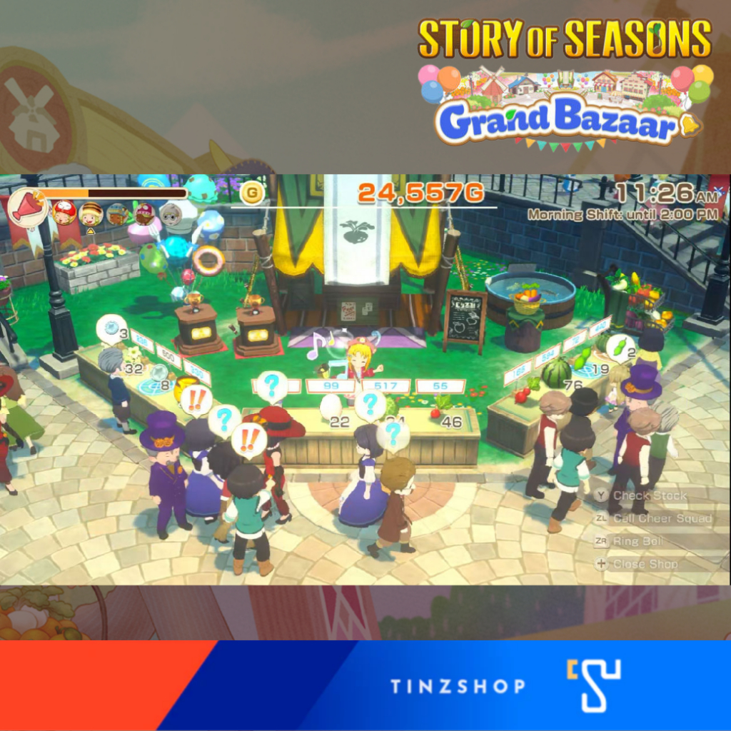 [ส่งด่วน] Nintendo Switch , Switch 2 Game Story of Seasons : Grand Bazaar Zone US/English เกมใหม่ ขายดี - รูปที่ 4